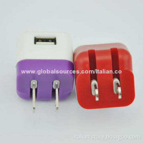 Smart USB Wall Charger for iPhone with 5V/1A Output